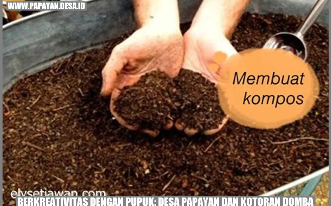 Berkreativitas dengan Pupuk: Desa Papayan dan Kotoran Domba