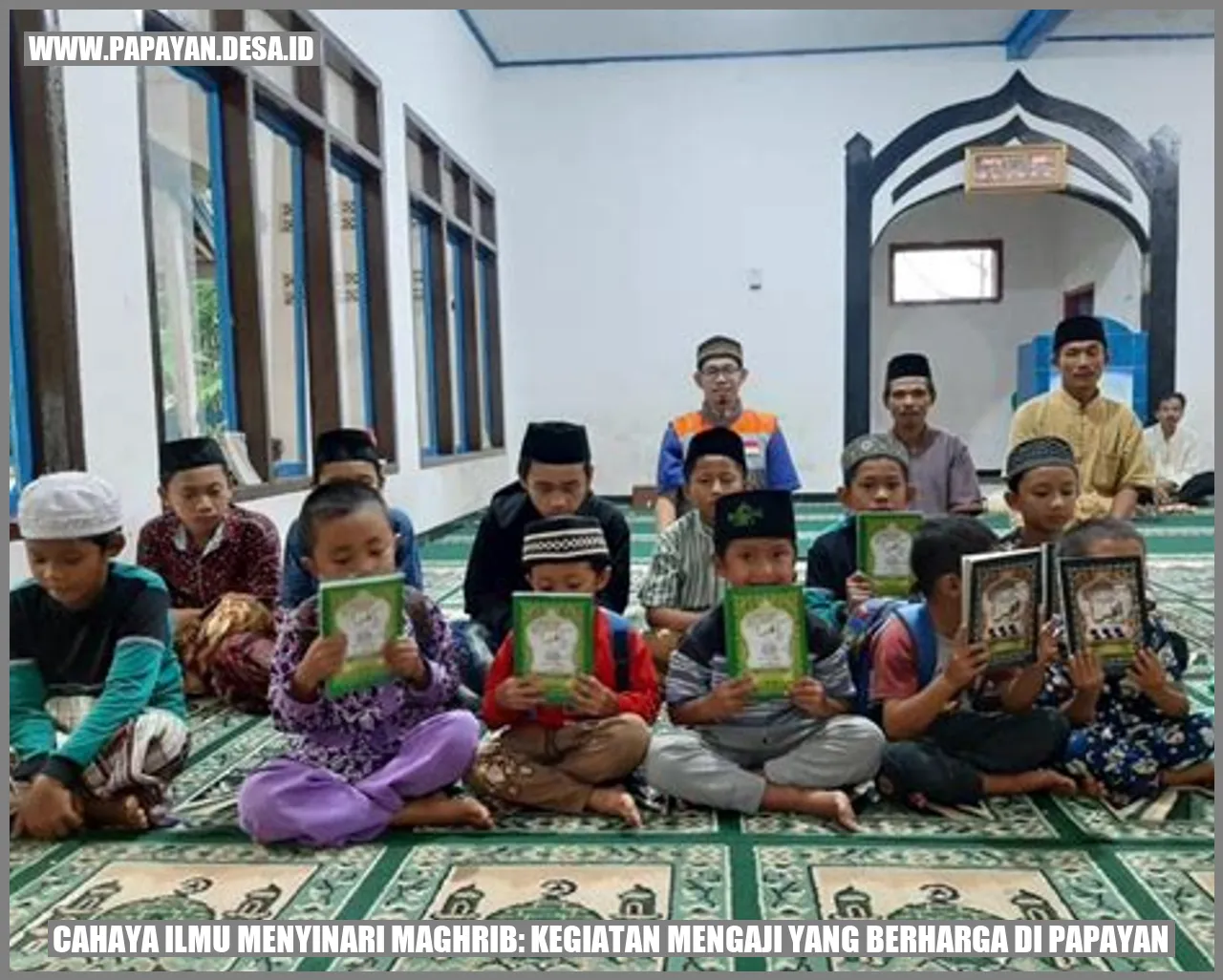 Cahaya Ilmu Menyinari Maghrib: Kegiatan Mengaji yang Berharga di Papayan