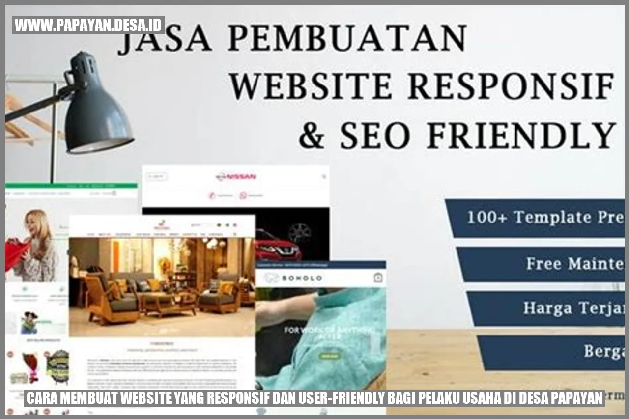 Website Responsif dan User-Friendly bagi Pelaku Usaha di Desa Papayan