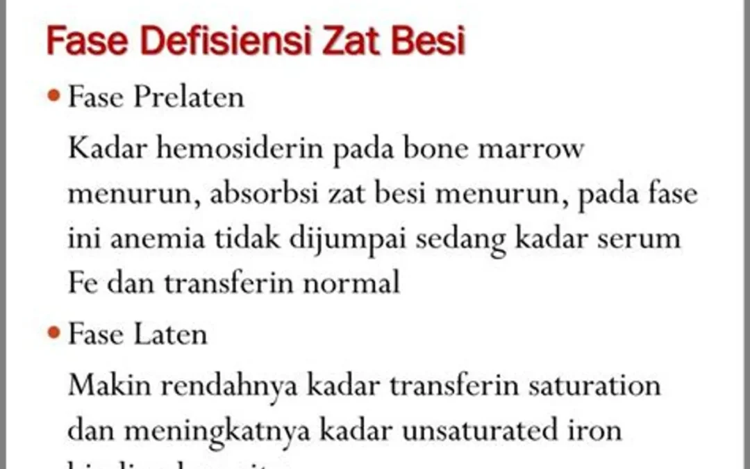 Pentingnya Zat Besi dalam Mencegah Stunting pada Anak