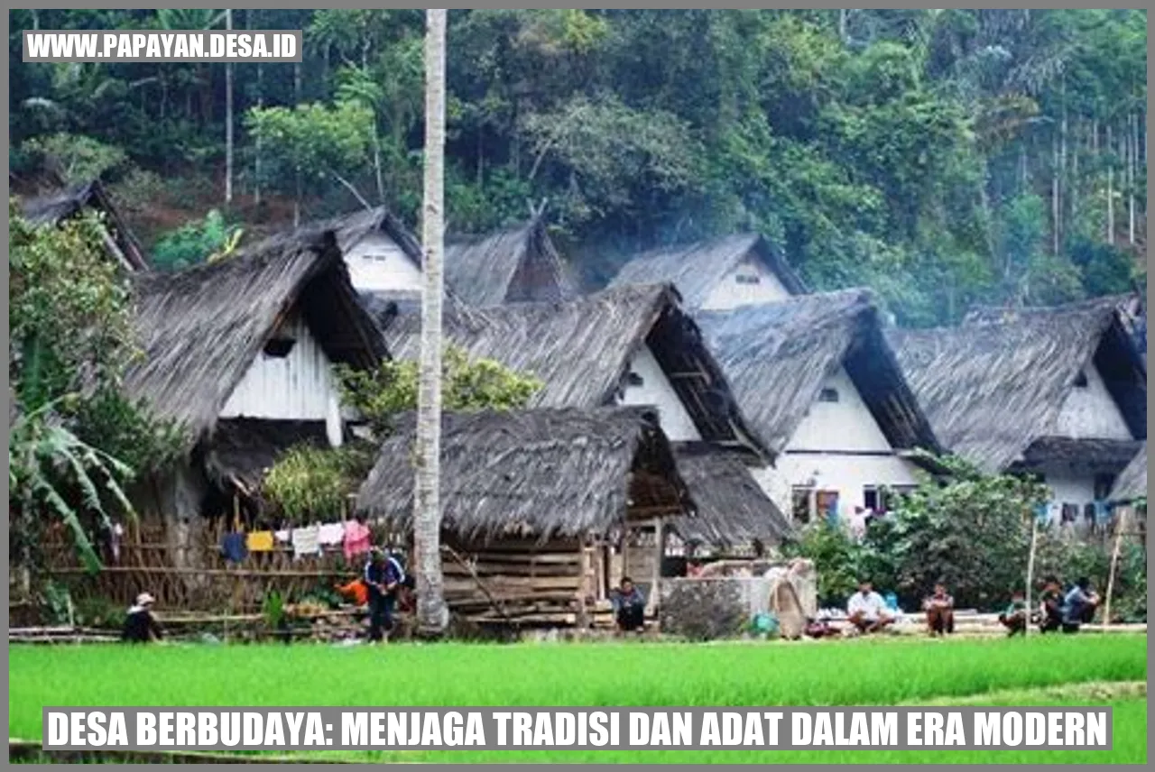 Desa Berbudaya: Menjaga Tradisi dan Adat dalam Era Modern