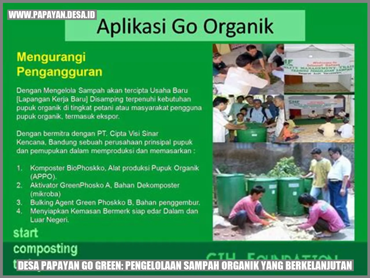 Desa Papayan Go Green: Pengelolaan Sampah Organik yang Berkelanjutan