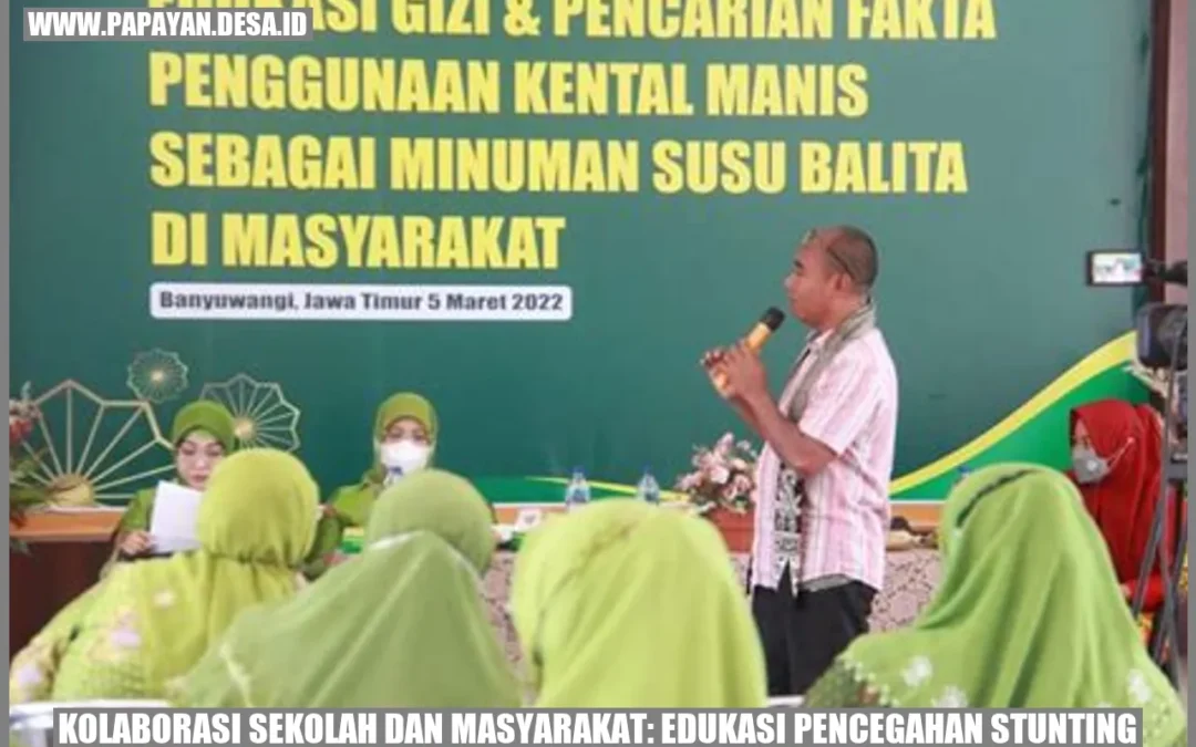 Kolaborasi Edukasi Stunting Sekolah-Masyarakat