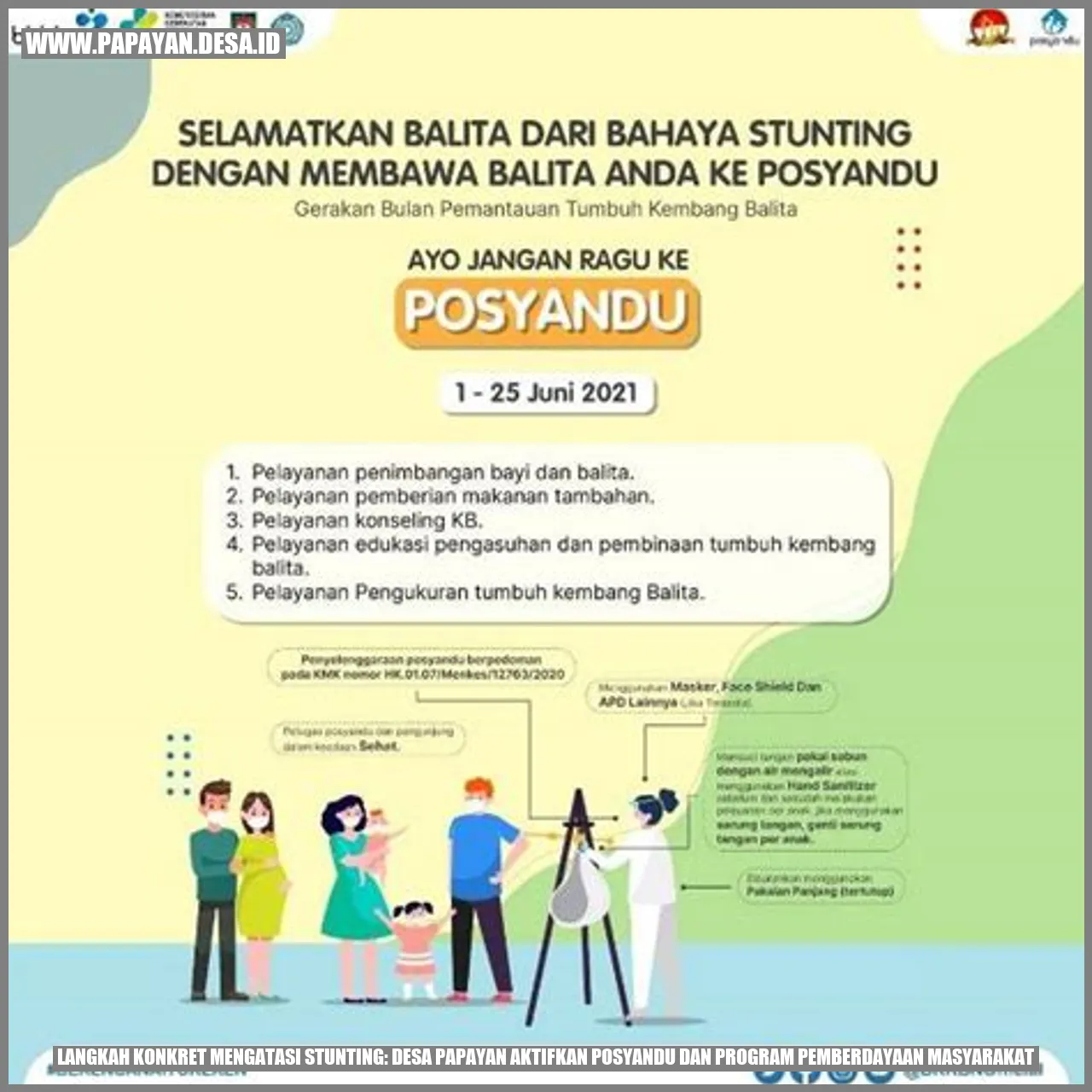 Langkah Konkret Mengatasi Stunting: Desa Papayan Aktifkan Posyandu dan Program Pemberdayaan Masyarakat