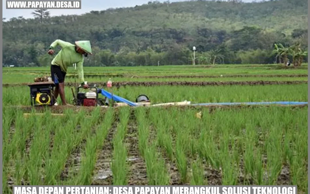 Masa Depan Pertanian: Desa Papayan Merangkul Solusi Teknologi