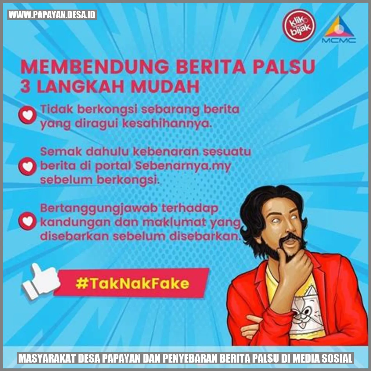 Masyarakat Desa Papayan dan Penyebaran Berita Palsu di Media Sosial