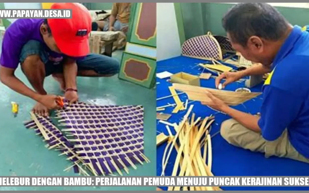 Melebur dengan Bambu: Perjalanan Pemuda Menuju Puncak Kerajinan Sukses