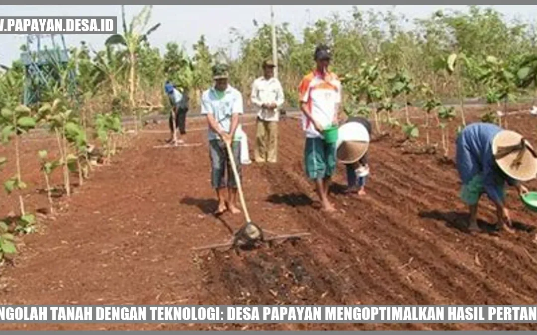 Mengolah Tanah dengan Teknologi: Desa Papayan Mengoptimalkan Hasil Pertanian