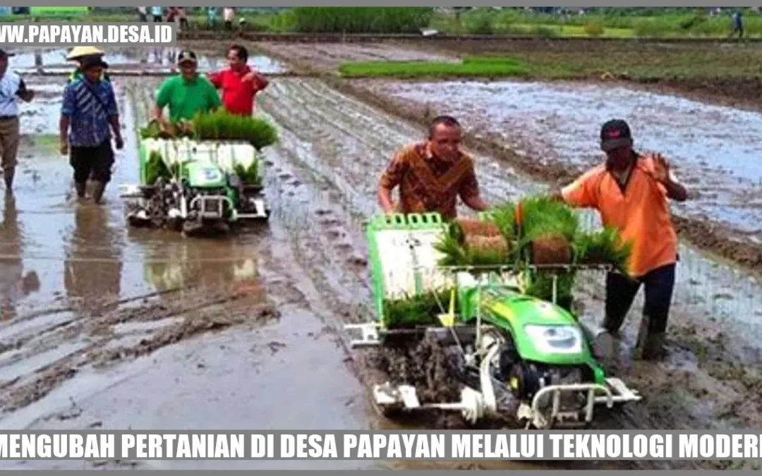 Mengubah Pertanian di Desa Papayan Melalui Teknologi Modern