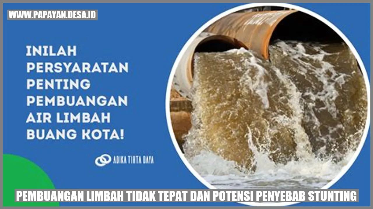 Pembuangan Limbah Tidak Tepat dan Potensi Penyebab Stunting