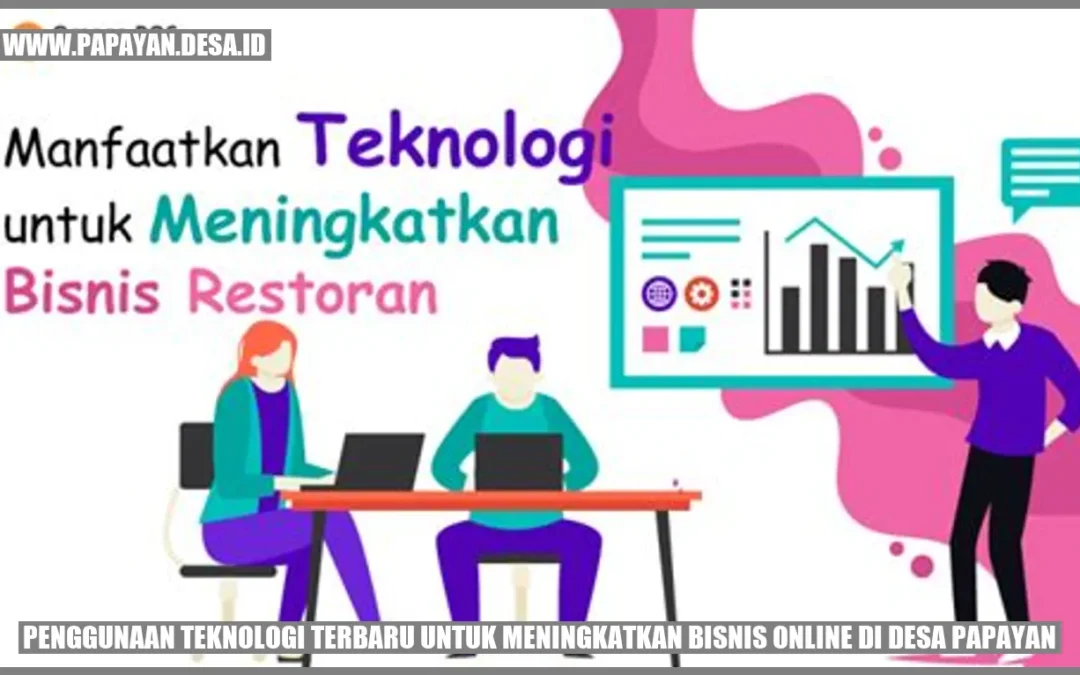 Penggunaan Teknologi Terbaru untuk Meningkatkan Bisnis Online di Desa Papayan