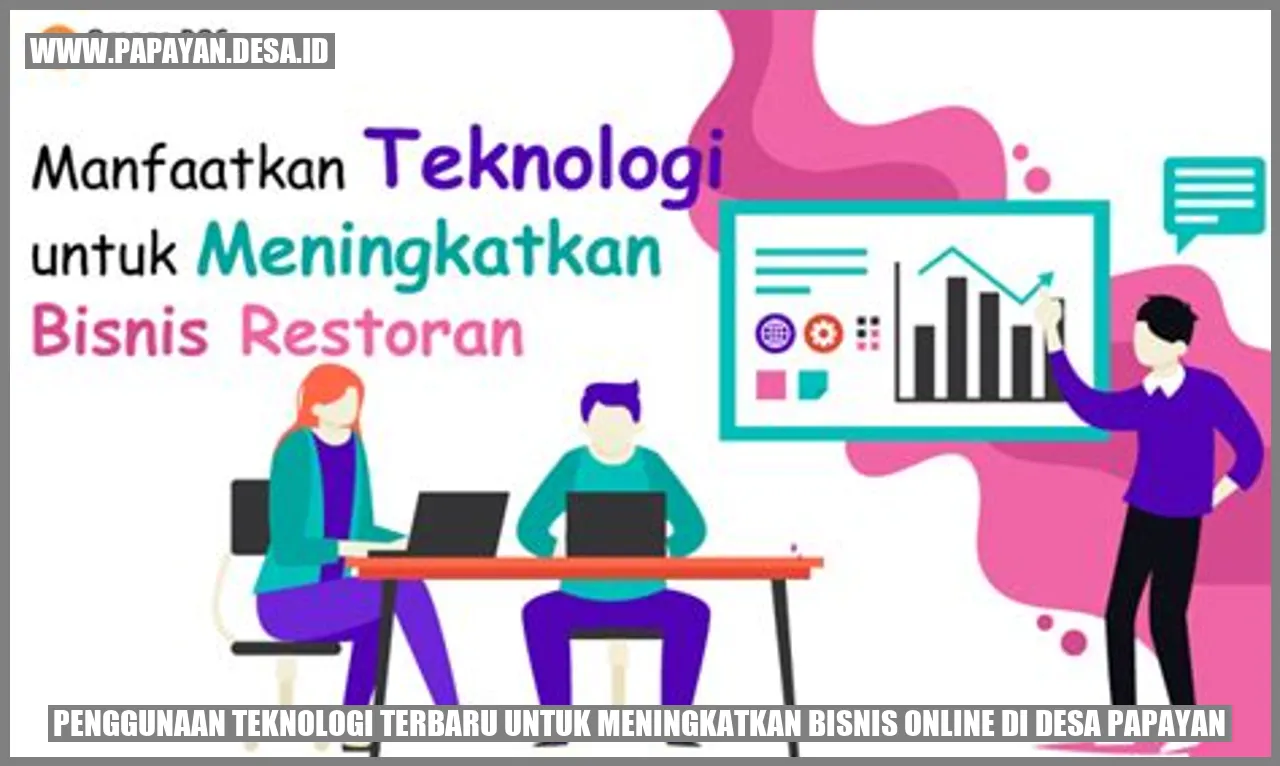 Penggunaan Teknologi Terbaru untuk Meningkatkan Bisnis Online di Desa Papayan