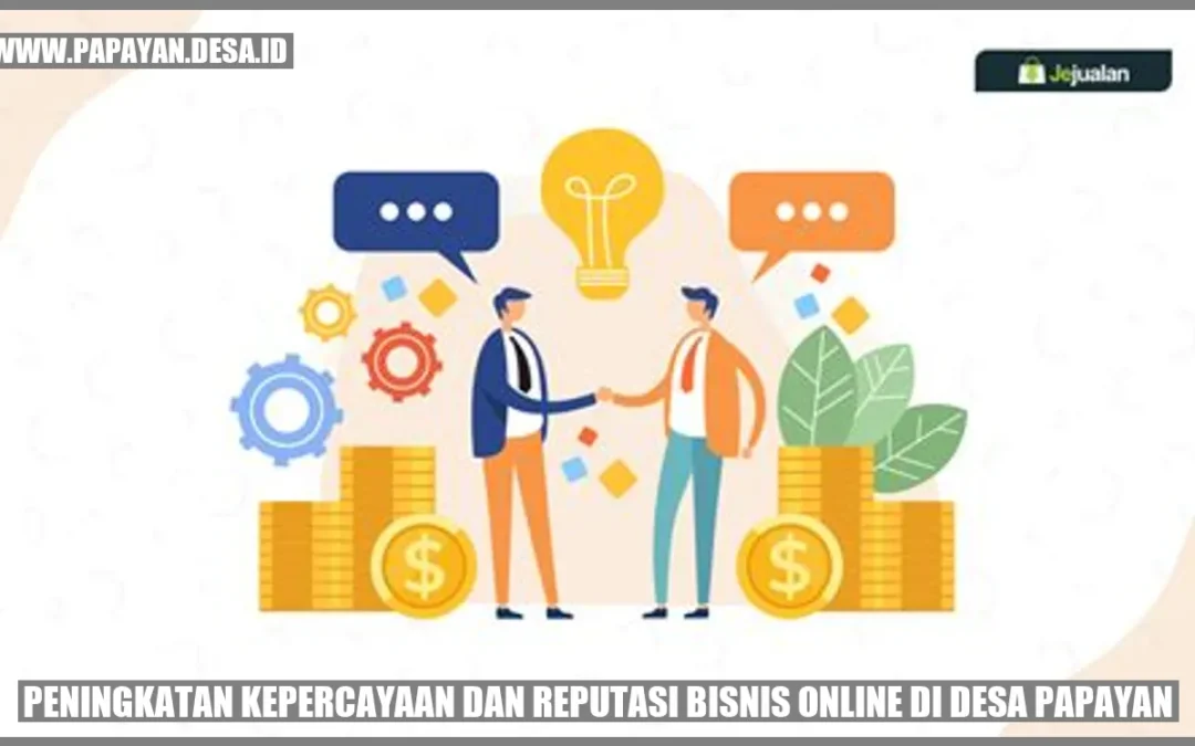 Peningkatan Kepercayaan dan Reputasi Bisnis Online di Desa Papayan