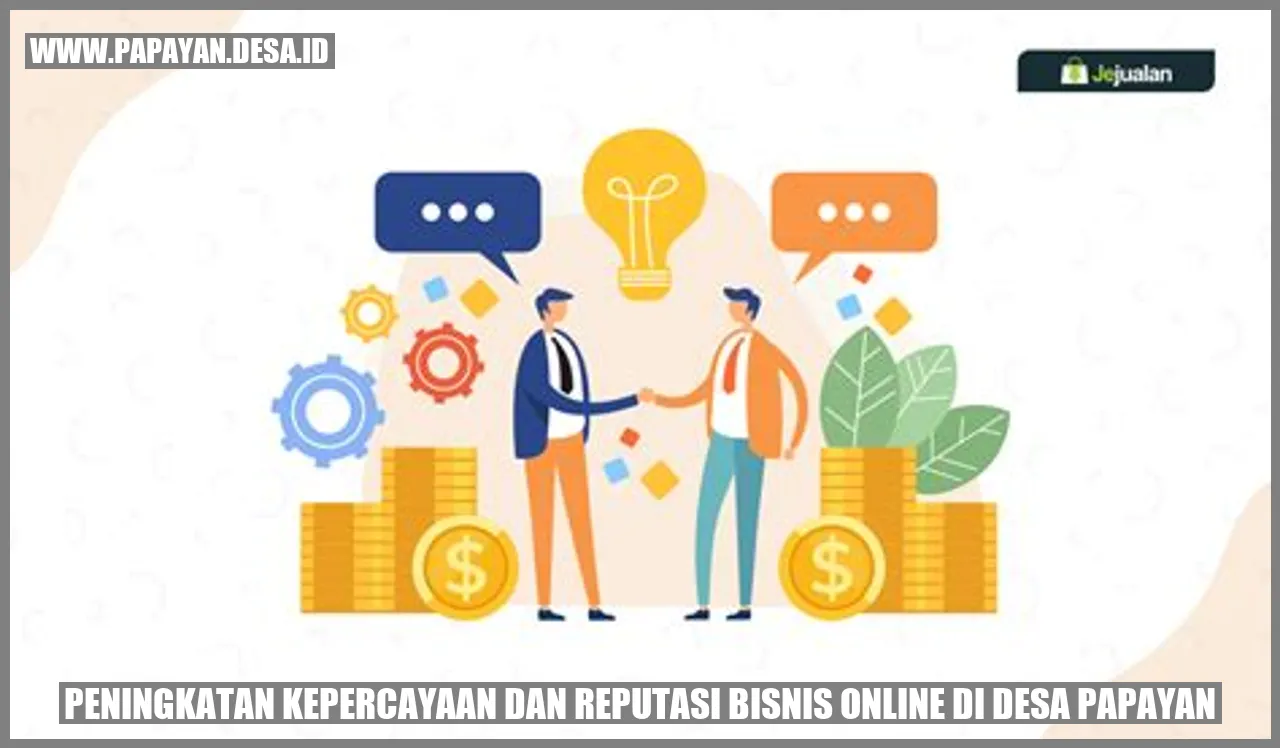 Peningkatan Kepercayaan dan Reputasi Bisnis Online di Desa Papayan