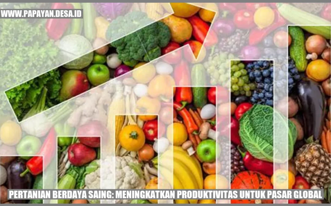 Pertanian Berdaya Saing: Meningkatkan Produktivitas untuk Pasar Global