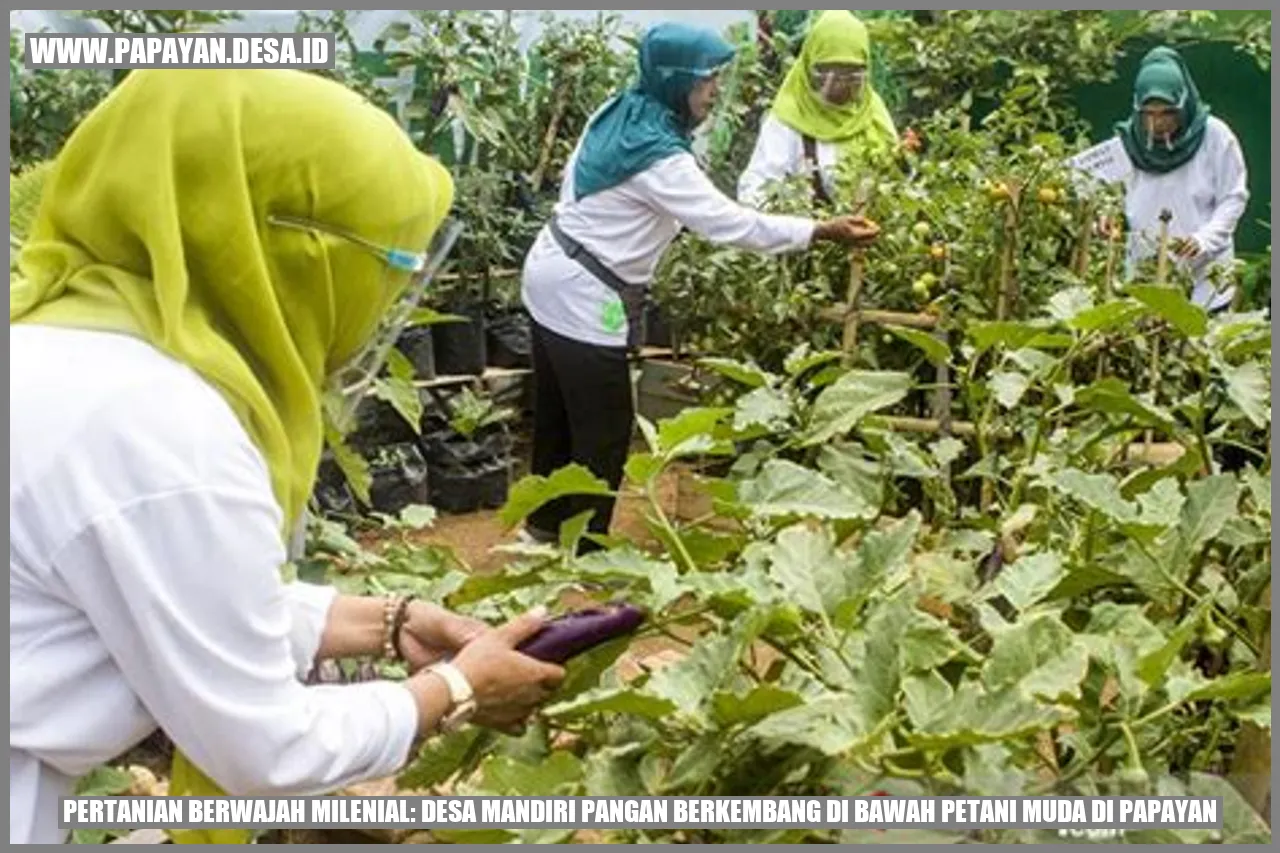 Pertanian Berwajah Milenial: Desa Mandiri Pangan Berkembang di Bawah Petani Muda di Papayan