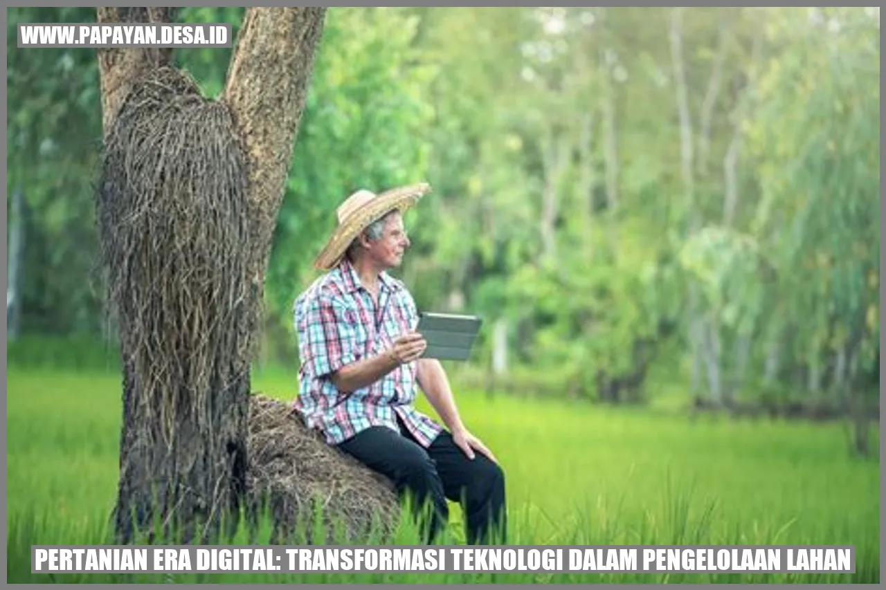 Transformasi Teknologi dalam Pengelolaan Lahan