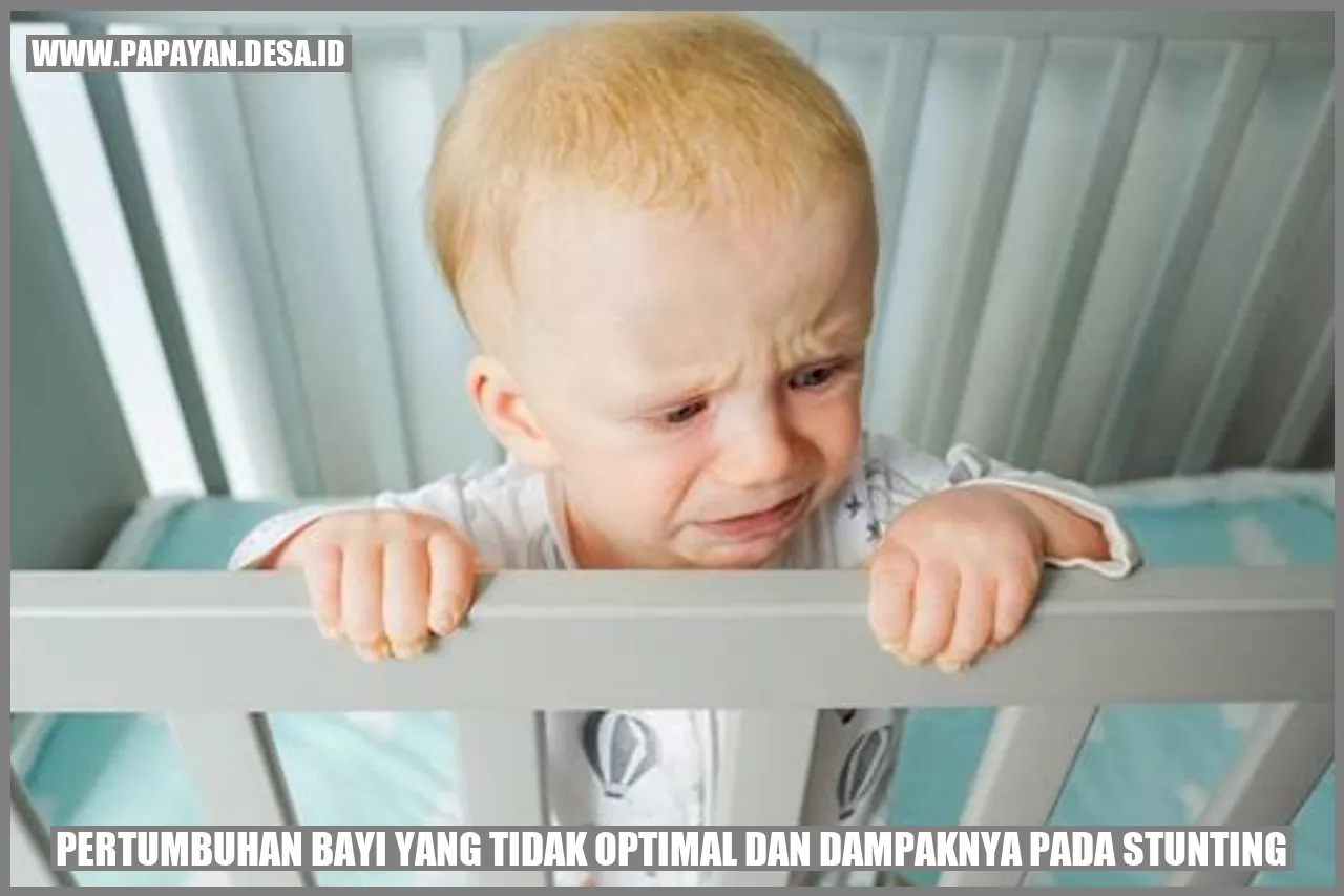 Pertumbuhan Bayi yang Tidak Optimal dan Dampaknya pada Stunting