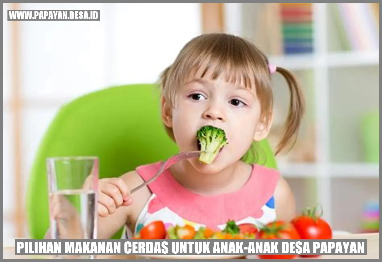 Anak makan sayur